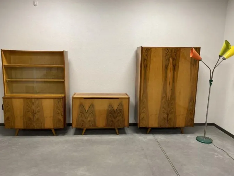 Online Pamono Vintage Cabinets by František Jirák for Tatra Furniture Pravenec, 1960s, Set of 3