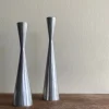 Pamono Vintage Candleholders by Erika Pekkari, 1990, Set of 2> Candleholders