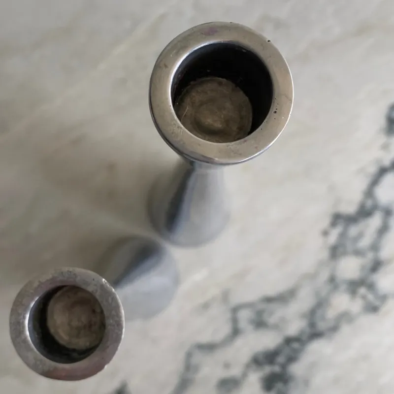 Pamono Vintage Candleholders by Erika Pekkari, 1990, Set of 2> Candleholders