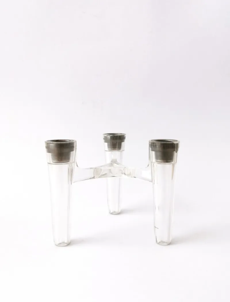Pamono Vintage Candlesticks Hommage to Ceasar Stoffi & Fritz Nagel by by Koziol for Bmf, Set of 7> Candleholders