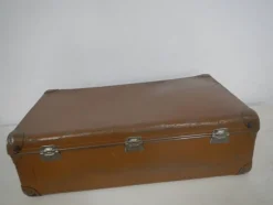 Best Pamono Vintage Cardboard Suitcase, 1970s