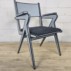Discount Pamono Vintage Cartoon Style Armchairs in Wood from Lavčević, Croatia, 1960s, Set of 2