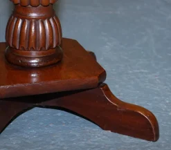 Pamono Vintage Carved Hardwood Barley Twist Pedestal Stand><noscript><img width=