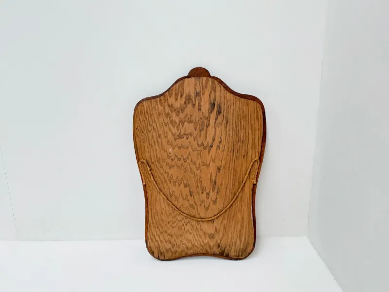 Pamono Vintage Carved Wood Framed Wall Mirror, 1930s> Mirrors