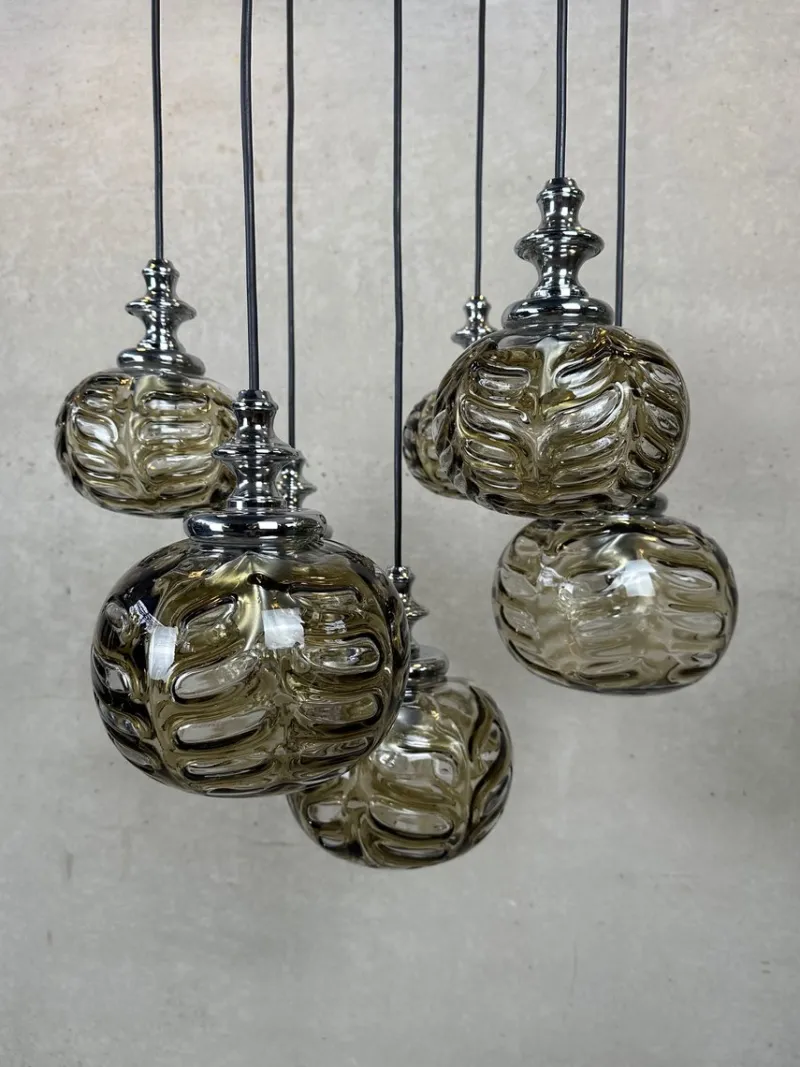 Best Pamono Vintage Cascade Pendant Lamp, 1970s