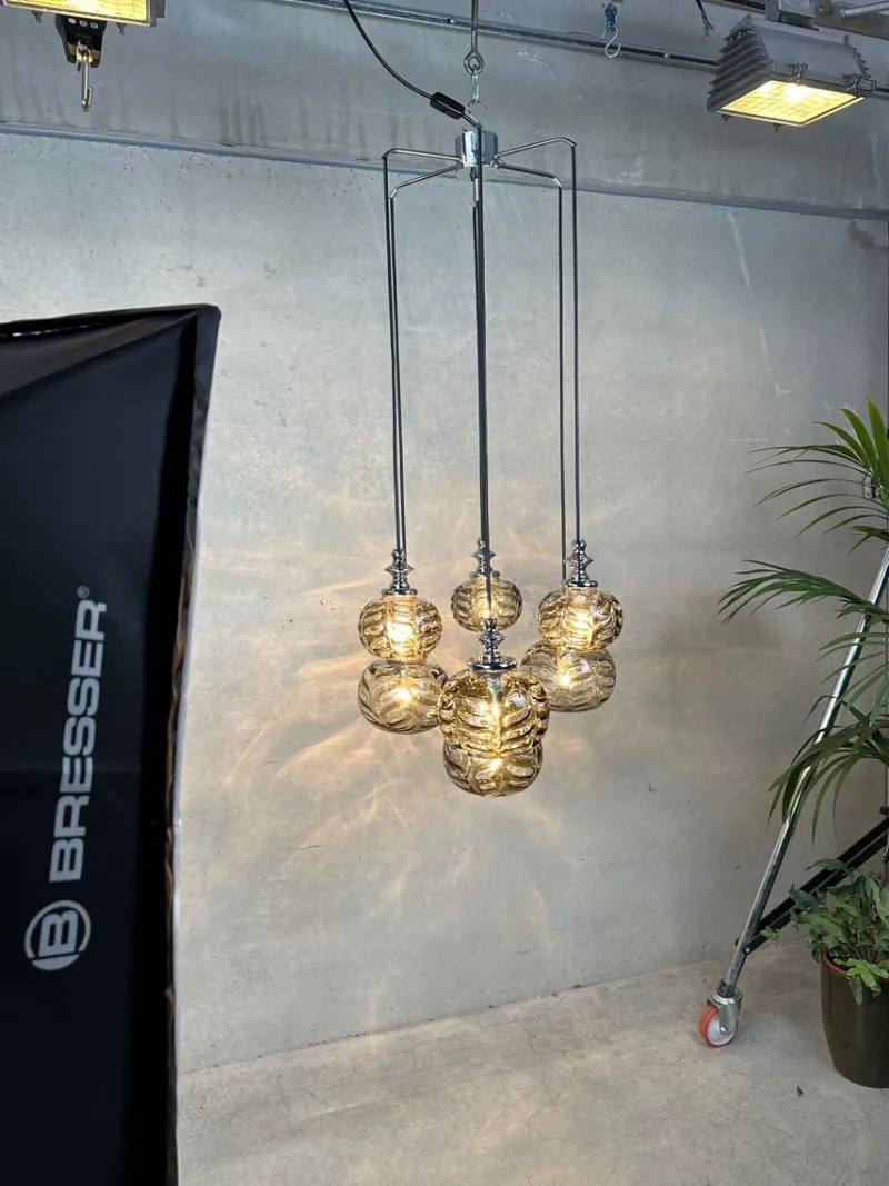 Best Pamono Vintage Cascade Pendant Lamp, 1970s