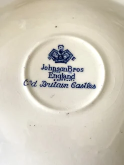 Pamono Vintage Castles Blue Edit Coffee Chocolate Tea Set from Johnson Brothers Bros, 1950s, Set of 15><noscript><img width=