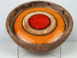 Pamono Vintage Ceramic Bowl by Jan van Erp, 1960s><noscript><img width=