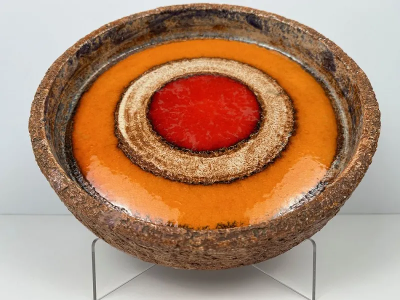 Pamono Vintage Ceramic Bowl by Jan van Erp, 1960s> Bowls