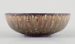 Pamono Vintage Ceramic Bowl in Birch Tree Glaze by Gunnar Nylund for Rörstrand><noscript><img width=