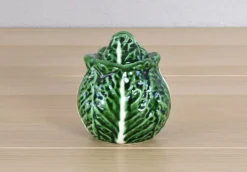Sale Pamono Vintage Ceramic Cabbage Salt Shaker from Bordallo Pinheiro, Portugal, 1960s