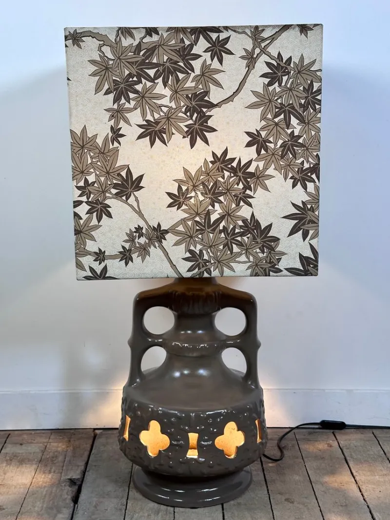 Discount Pamono Vintage Ceramic Lamp from Frank Keramik, 1960s