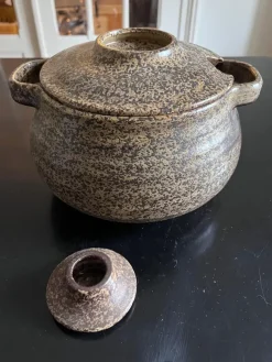 Pamono Vintage Ceramic Soup Tureen & Bowl from les potiers de l'abbaye, Set of 2><noscript><img width=