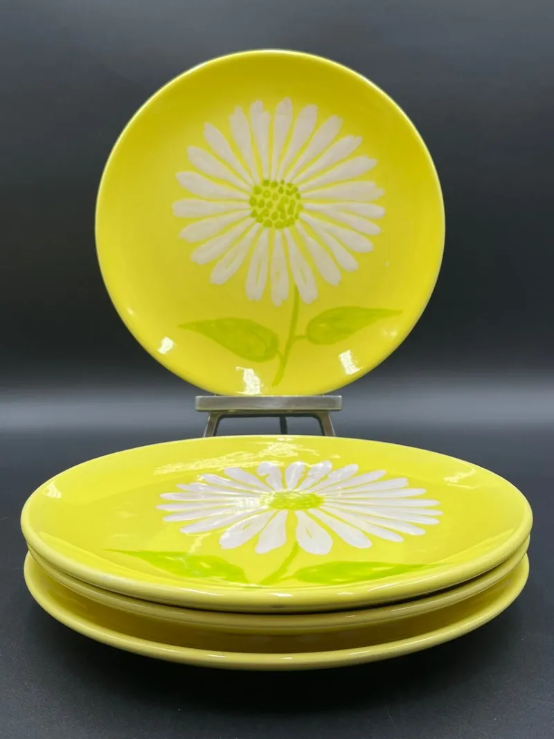Pamono Vintage Ceramic Tableware Set by Ernestine Salerno, Italy, 1950s, Set of 13> Dinner Plates & Bowls