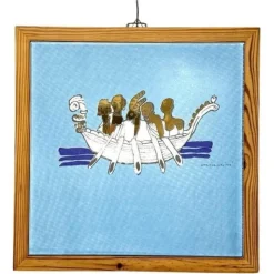 Outlet Pamono Vintage Ceramic Tile, 1970