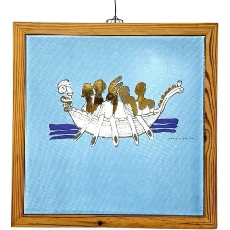 Outlet Pamono Vintage Ceramic Tile, 1970