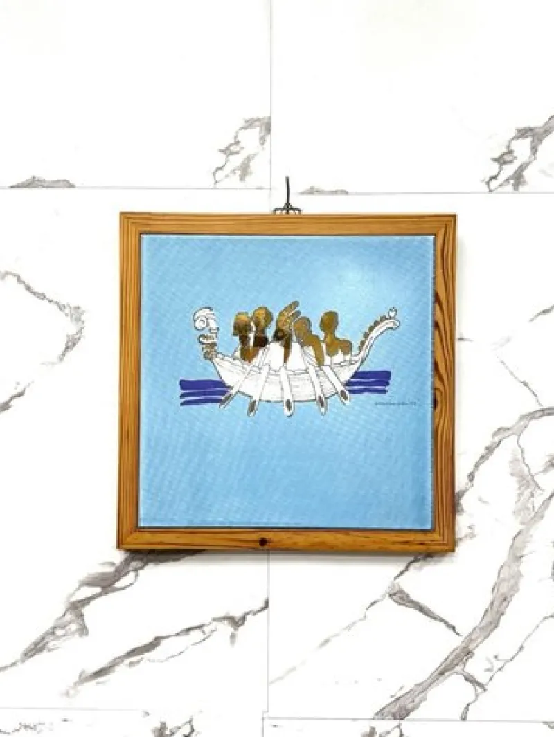 Outlet Pamono Vintage Ceramic Tile, 1970