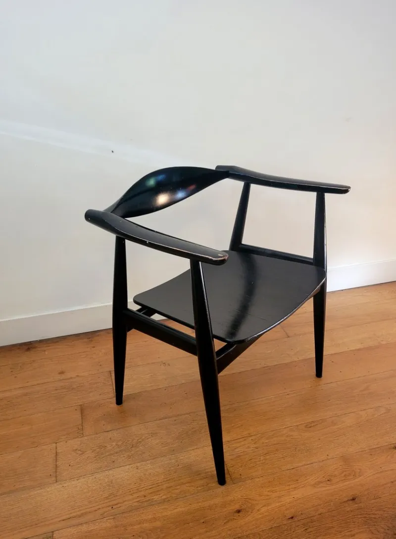 Discount Pamono Vintage CH35 Chair by Hans J. Wegner for Carl Hansen, 1950s