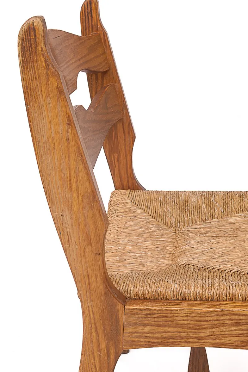 Clearance Pamono Vintage Chairs by Guillerme Et Chambron, 1950s, Set of 12