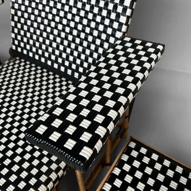Pamono Vintage Chaise Longue Set from Maison Louis Drucker, 1970s, Set of 3> Garden Seating
