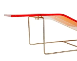Pamono Vintage Chaise Lounge in Orange by Jean-Marie Massaud, 1990s><noscript><img width=