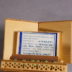 Pamono Vintage Chalet Deluxe Sewing Keepsake Box, 1950s><noscript><img width=