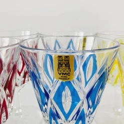 Discount Pamono Vintage Champagne Glasses Harlequin from VMC France, Reims, 1960s New, Set of 6