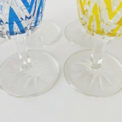Discount Pamono Vintage Champagne Glasses Harlequin from VMC France, Reims, 1960s New, Set of 6