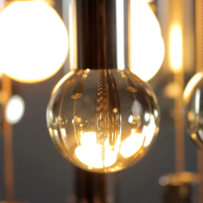 Pamono Vintage Chandelier in Glass, 1960s> Ceiling Lights
