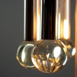 Pamono Vintage Chandelier in Glass, 1960s><noscript><img width=