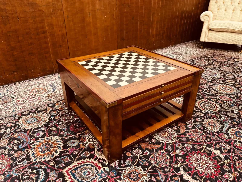 Pamono Vintage Cherrywood Game Table> Game Tables