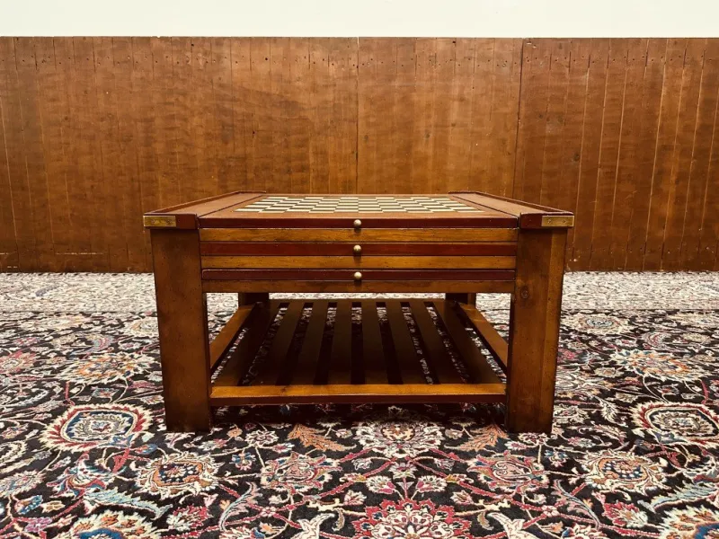 Pamono Vintage Cherrywood Game Table> Game Tables