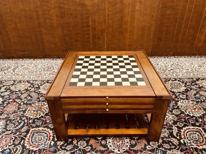 Pamono Vintage Cherrywood Game Table> Game Tables