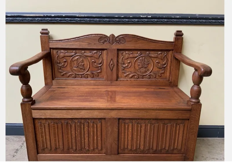 Pamono Vintage Chest Bench, 1930s> Benches