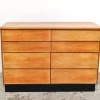 Discount Pamono Vintage Chest of Drawers in Beech, 1950s