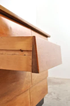Discount Pamono Vintage Chest of Drawers in Beech, 1950s