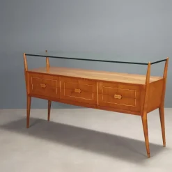 Discount Pamono Vintage Chest of Drawers in Cherrywood Veneer, 1950s