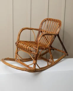 Best Pamono Vintage Children's Rocking Chair in Bamboo, 1970s
