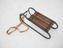 Best Pamono Vintage Children's Sleigh in Steel and Wood, 1920