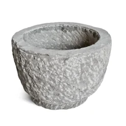 Pamono Vintage Chiseled Granite Stone Pot><noscript><img width=