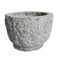 Pamono Vintage Chiseled Granite Stone Pot><noscript><img width=