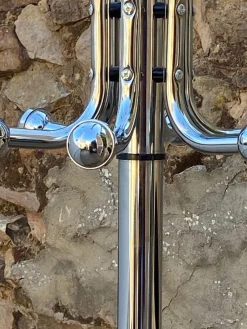 New Pamono Vintage Chrome Metal Coat Rack, 1970s