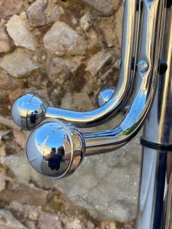 New Pamono Vintage Chrome Metal Coat Rack, 1970s