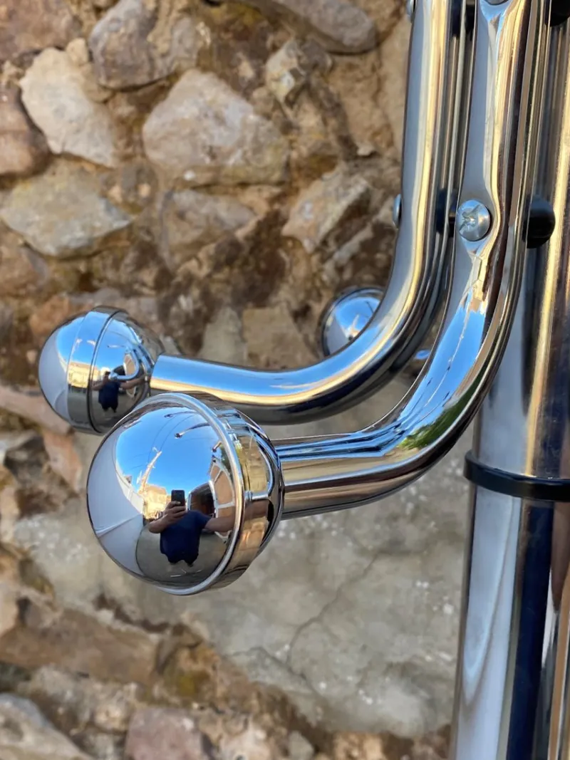 New Pamono Vintage Chrome Metal Coat Rack, 1970s
