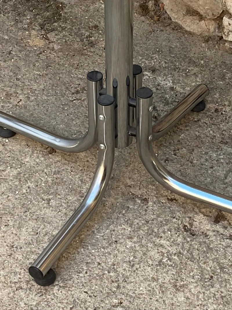 New Pamono Vintage Chrome Metal Coat Rack, 1970s
