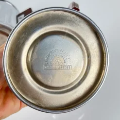 Pamono Vintage Chrome-Plated Metal and Bakelite Coffee Set, 1930s, Set of 3