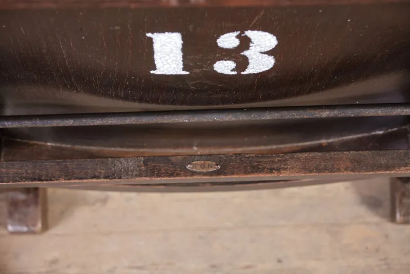 New Pamono Vintage Cinema Bench from Ton, 1960s