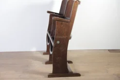 New Pamono Vintage Cinema Bench from Ton, 1960s