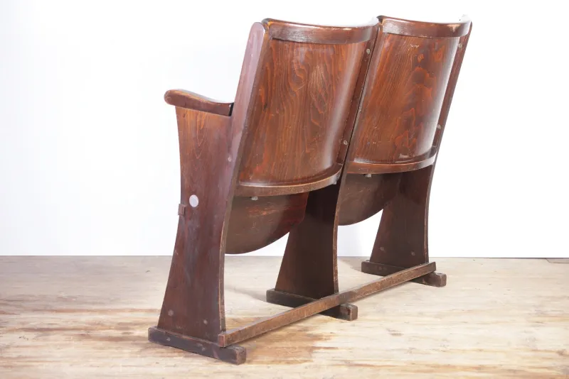 Pamono Vintage Cinema Bench from Ton, 1960s> Benches