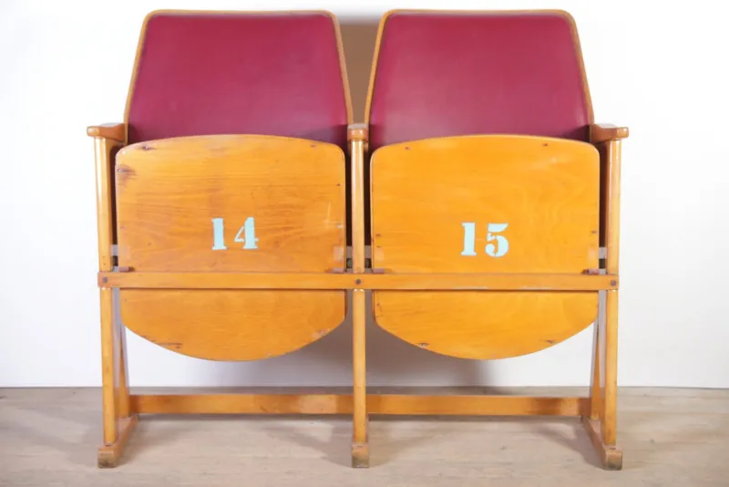 Best Pamono Vintage Cinema Bench from Ton, 1960s